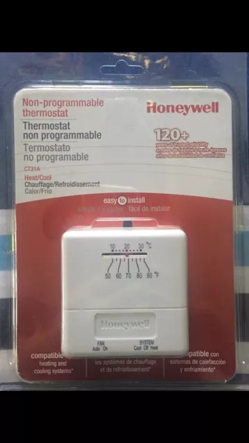 honeywell thermostat non programmable, CT31A,