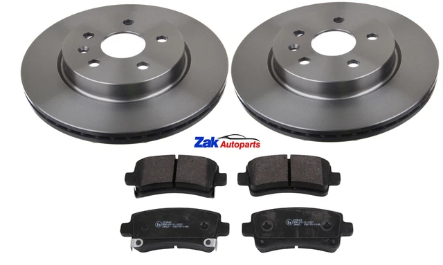 Front & Rear Brake Pad Set For Vauxhall Insignia 1.2 & 2.0 CDTi (2008-Onwards) - 4 Pads Total