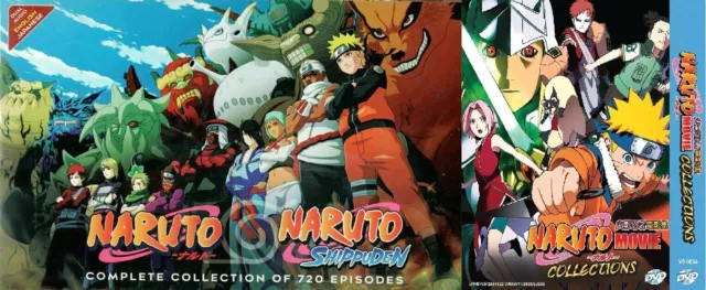 Naruto Shippuden Episode 1-720End DVD Anime Complete Series ENGLISH DUBBED