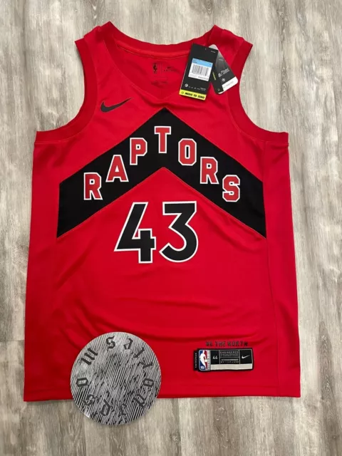 BNWT Nike Authentic Pascal Siakam Toronto Raptors Jersey 56 XXL Gold Tab  OVO NBA