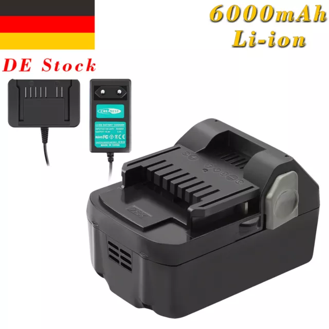 Für Hitachi BSL1415,BSL1430,329083,R14DSL 6000mAh 14.4V Li-ion Akku / Ladegerät