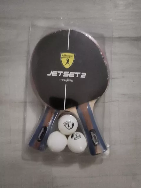 Table Tennis JET SET Killerspin Premium Paddle Set 2 Paddles 3 Balls Made In USA 2