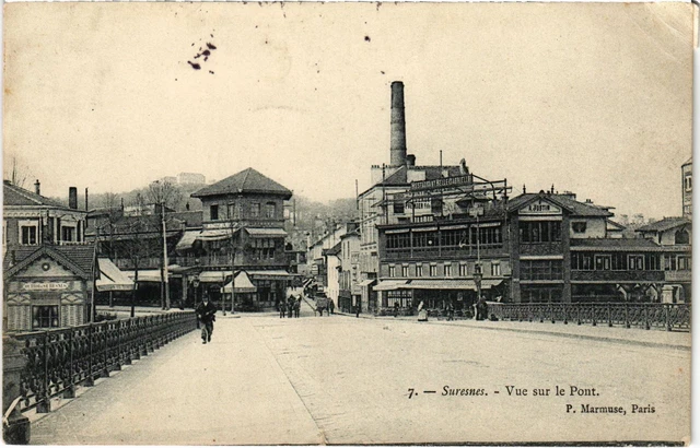 CPA Suresnes vue sur le Pont (1314958)