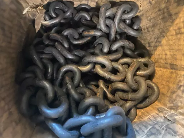 Peerless ½” Steel Chain, 30ft, 15,000 lb Load  #5510630