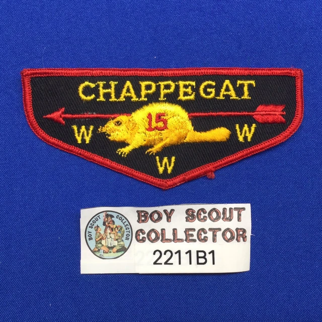 Boy Scout OA Chappegat Lodge 15 F1 FF First Flap Order Of The Arrow Flap Patch