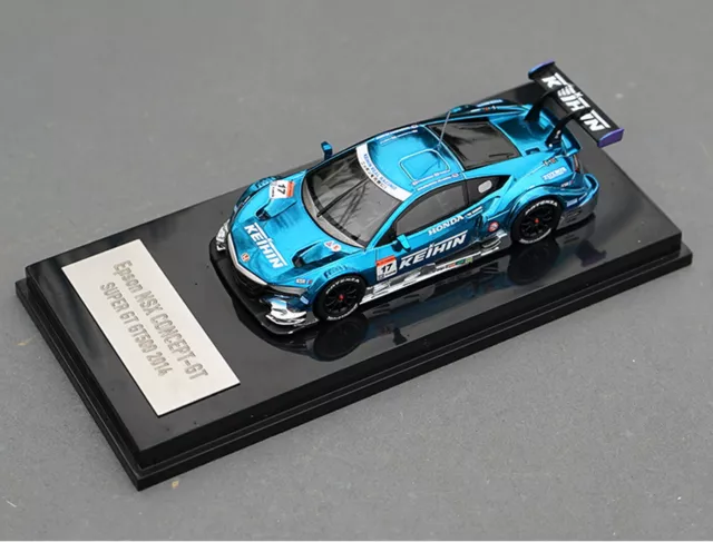 1/64 Honda NSX CONCEPT-GT GT500 Race Car #17 Diecast Car Model Collection Toy