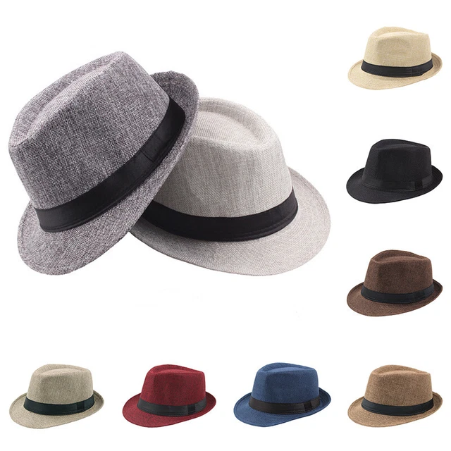 Cappello Fedora Estivo In Paglia Per Uomo Donna Cappello Trilby Cubano Da A