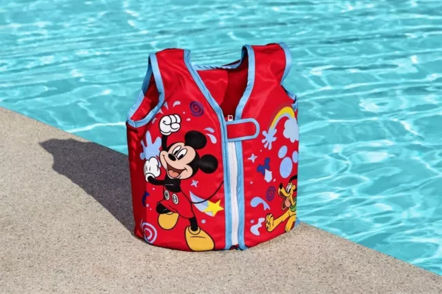 Gilet Ceinture de Sauvetage Trainer Mickey Enfants 3-6 Anni Mer Piscine Été Dfh