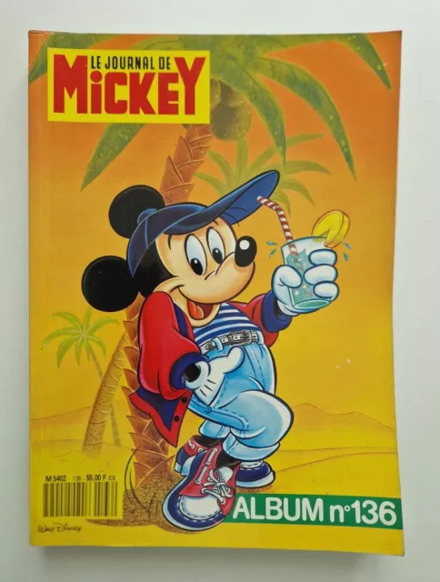 ALBUM DU JOURNAL DE MICKEY N°136 10 magazines 1989 (N°1922 à 1931)