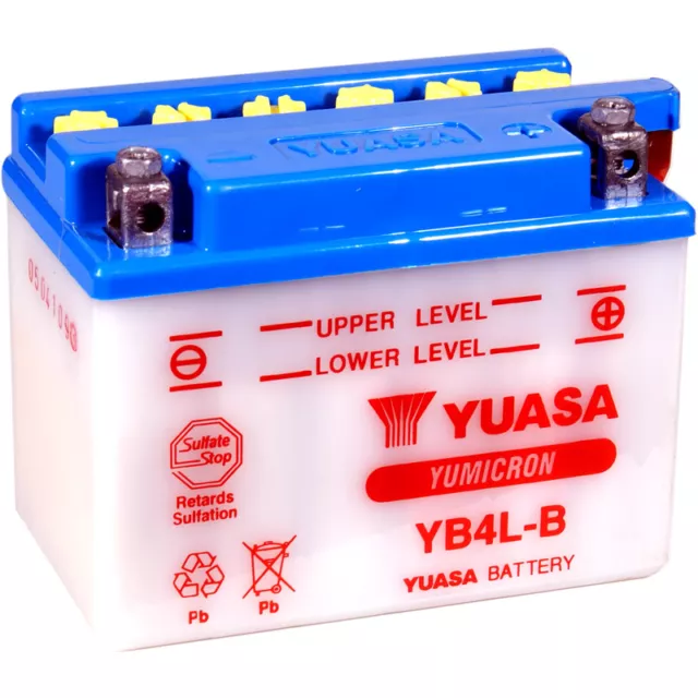 Batería YUASA YB4L-B | YB4LB | CB4LB | CB4L-B | 12V | Bateria | Moto | Scooter