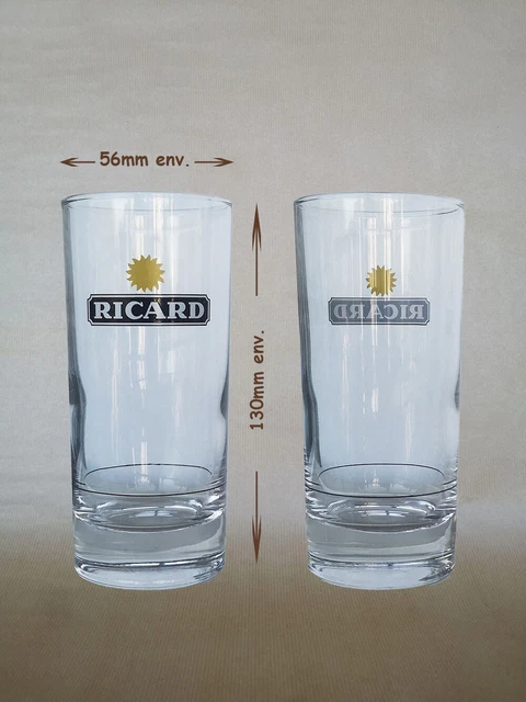 COLLECTION - VERRE tube RICARD - logo de 2001 EUR 3,50 - PicClick FR
