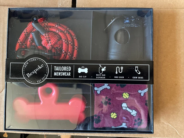 Bespoke Dog Gift Box Travel Accessory Set, 4 piece, Brand New