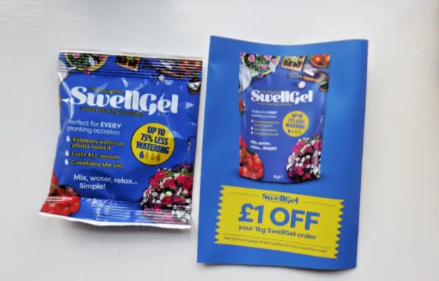 20g Swell Gel Water Storing Granules Brand New PLUSa £1.00 Off Voucher for a 1Kg