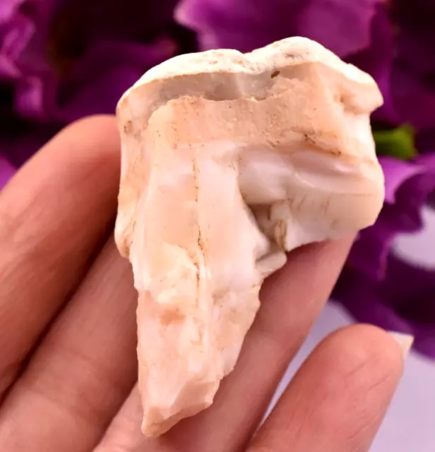 Spécimen naturel d'opale australienne rose 112,00 ct extrait de la terre en...
