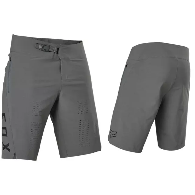 Fox Racing Mens Flexair MTB Shorts-Dark Shadow-32