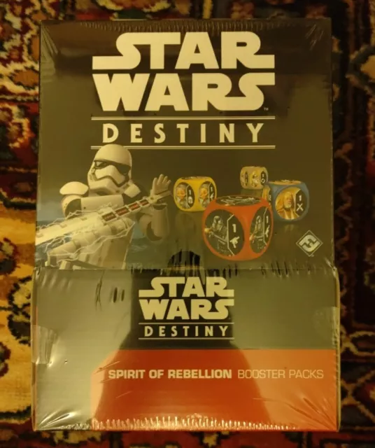 Star Wars Destiny Spirit of Rebellion Box containing 36 x Booster packs