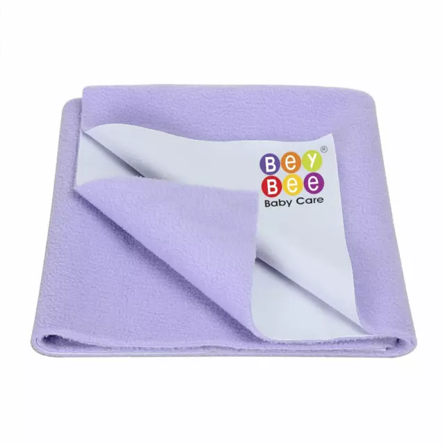 Baby Dry Sheet - Waterproof Bed Protector Violet Large Sheet For ‎6 Months +