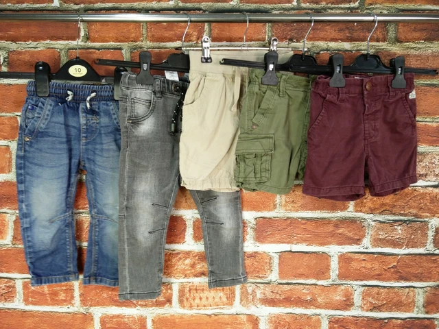 Baby Boy Bundle Age 12-18 Months Next M&S Shorts Jeans Set Summer Infant 86Cm