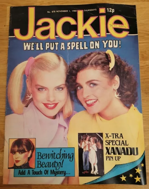 MAGAZINE - Vintage Jackie Magazine #878 Nov 1st 1980 Xanadu Olivia Newton-John