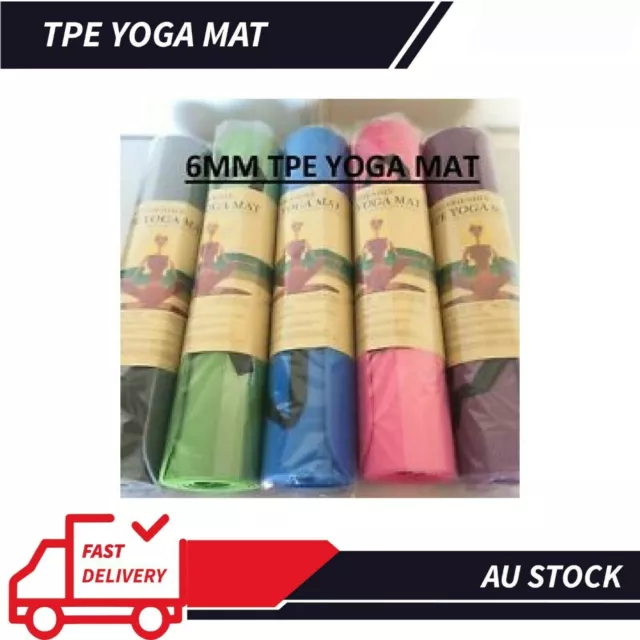 Eco-friendly  Pilate Yoga Gym Mat Non Slip ECO Friendly Fitness Training 5 color