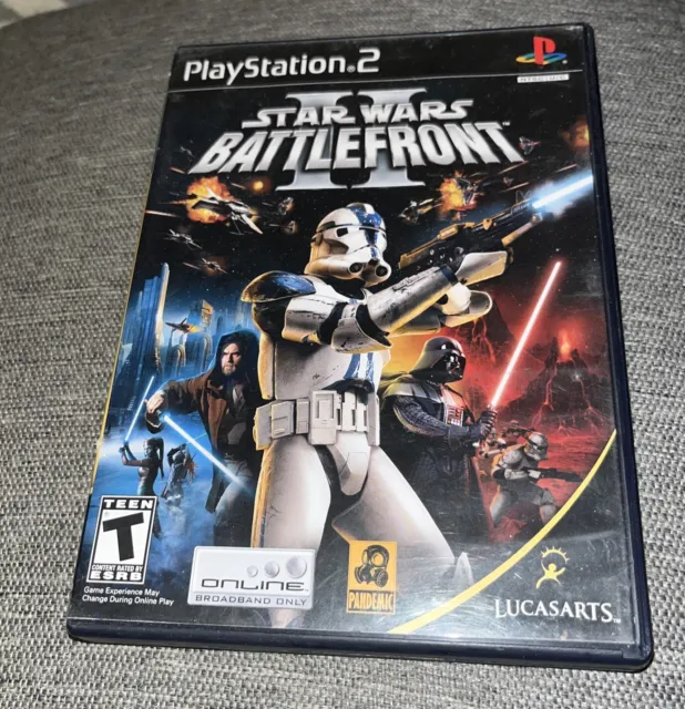 Case and Manual Only NO GAME Star Wars Battlefront II PS2 Playstation 2