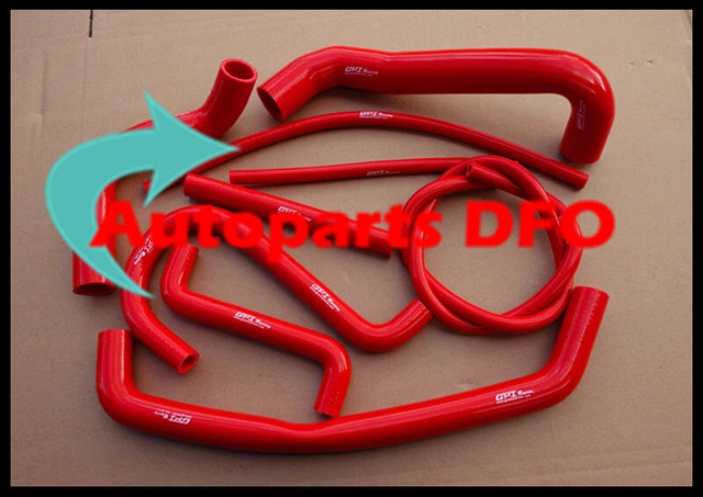 Kit De Durites Silicone Rouge Pour Ford Falcon AU1/AU2 - 4.0L 6 Cylindres (1998-2002) - Qualité GPI