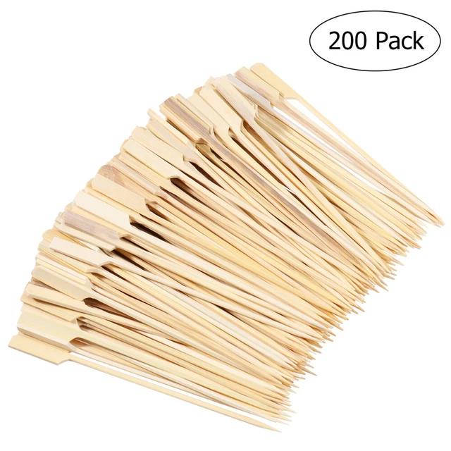 Pinchos de madera paletas de remo de bambú desechables