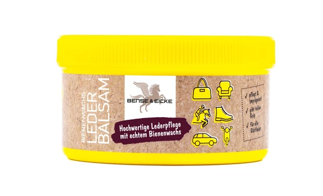 Bense & Eicke cera de abejas bálsamo de cuero 250 ml para el cuidado y conservación del cuero