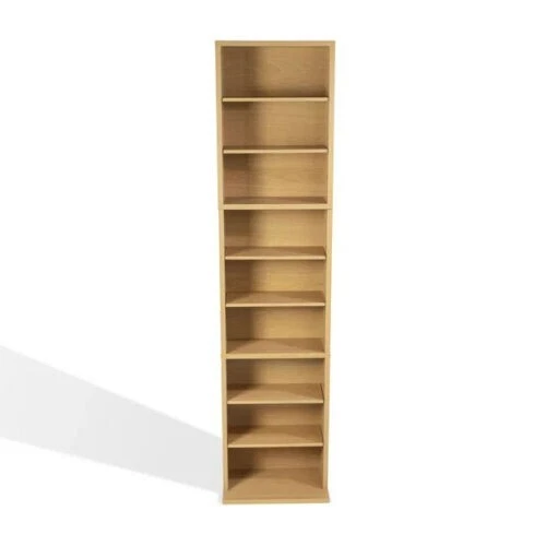 Media Tower Rack Storage 261 CD 114 DVD Shelf Cabinet Organizer Stand Holder