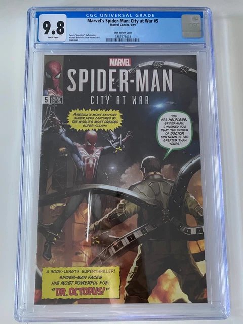 Spider-Man City At War #5 CGC 9.8 Skan Variant 2019 San Diego Comic Con SDCC