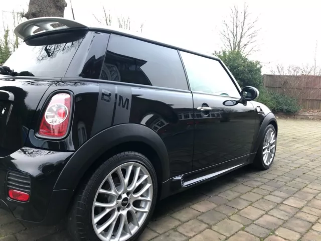 Paar Mini Cooper/S Schriftzug Seitenauto Streifen Vinyl Grafik Aufkleber Aufkleber