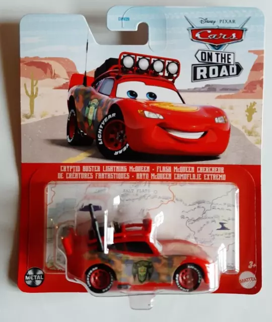 Disney Pixar Cars On The Road - Cryptid Buster Lightning Mcqueen - Mattel