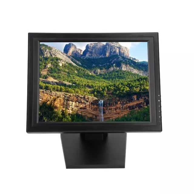 POS 17" Touch Screen Point of Sale Monitor With Fully Adjustable Base 1280 x1024