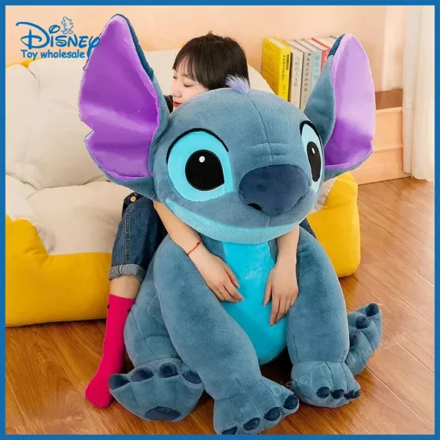 Giant 80cm Disney Lilo & stitch Plush Stuffed Doll kids toys cartoon pillow 8075