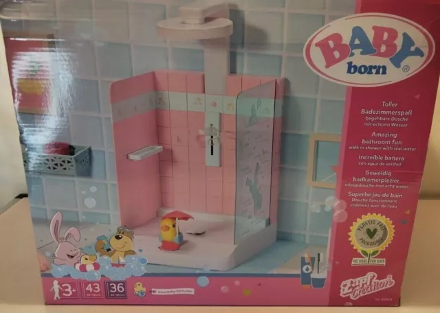 BABY born Bath Walk-In Shower for 43cm Dolls 3