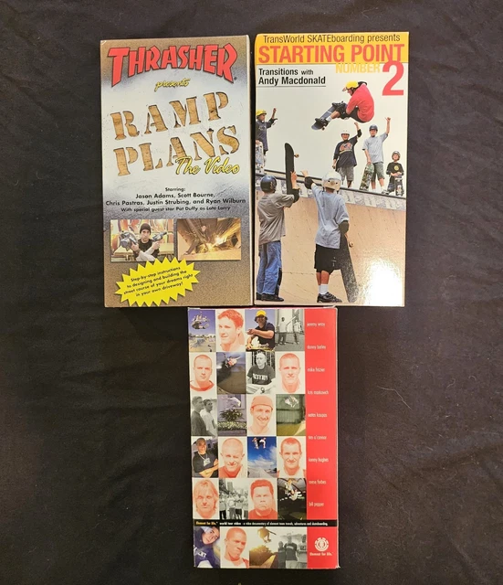 Transworld Express Ramp THRASHER RAMP PLANS, TransWorld Starting Point#2, Element “For Life” W ...