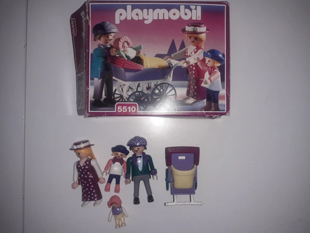 PLAYMOBIL - Lot De Personnages époque Victorienne - Famille Complète - RARE