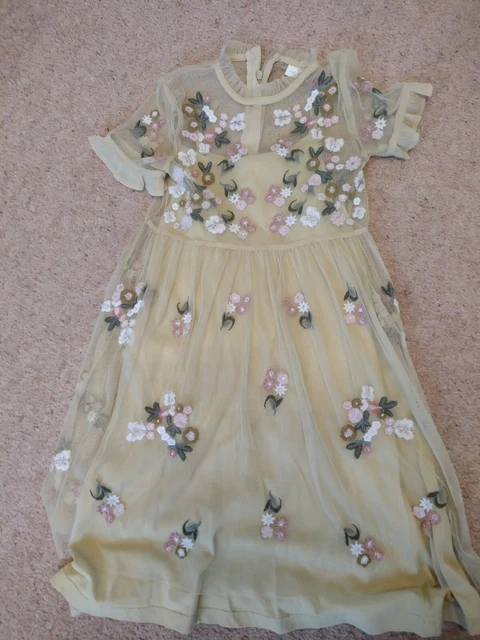 Girls size 5-6 age 6 years dress party spring summer dresses bundle Next Matalan 3