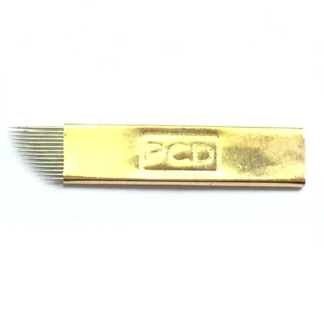 PCD Microblading Nadeln - SPMU Permanent Make-up manuelle Augenbrauenklinge 12CF/14CF 3