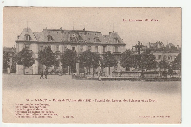 NANCY - Meurthe & Moselle - CPA 54 - the University Palace