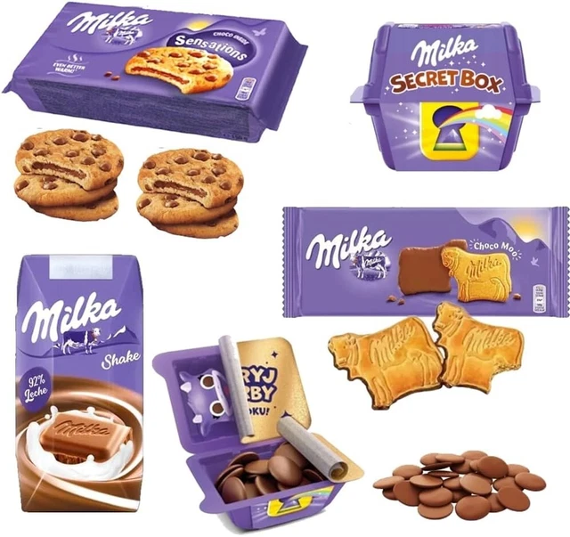 Milka Collection 4 X ASSORTED Collections of Milka Chocolates, Cookies, Milkshake ...