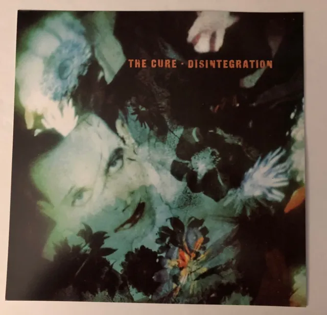 THE CURE Disintegration 12x12 Record Album Poster Flat NEW