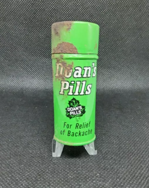Vintage Medicine Tin: Doan's Pills for relief of backache, empty
