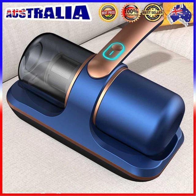 HANDHELD VACUUM MITE Remover 8000PA Cordless UV for Mattress Sofa (Blue