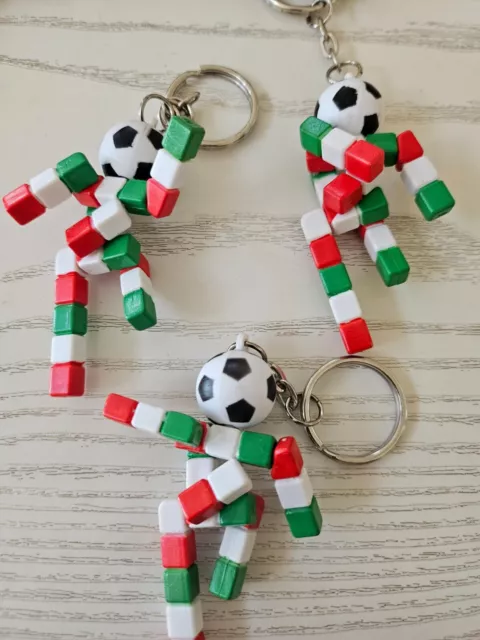 Vintage FIFA World Cup Italy 1990 Mascot Ciao PVC Keychain / Keyring