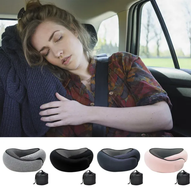 Memory Foam Neck Pillow for Flight Comfortable Neck Pillow Accessories for Sleep