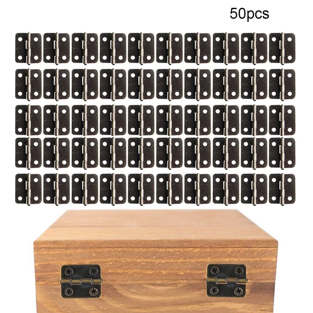Mini Charnières Vintage Homecraft – Lot Artisanal, USA, Fabrication Maison, Neuves