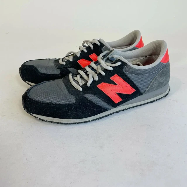 NEW BALANCE 420 Retro Jogger Running Shoes Women 8.5 Gray Neon