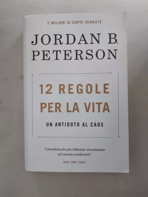 JORDAN PETERSON - 12 REGOLE PER LA VITA UN ANTIDOTO AL CAOS EUR 8