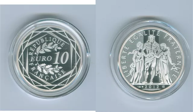 France 10 Euro 2013 Héraclès Argent PP Seulement 7.500 Pièces !